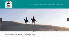 Desktop Screenshot of horsetrails.co.za