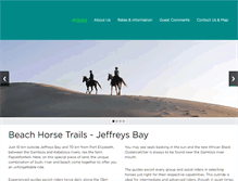 Tablet Screenshot of horsetrails.co.za